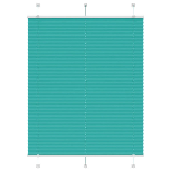 Estor Plisado verde petróleo 105x100 cm Tela Ancho 104.4 cm D