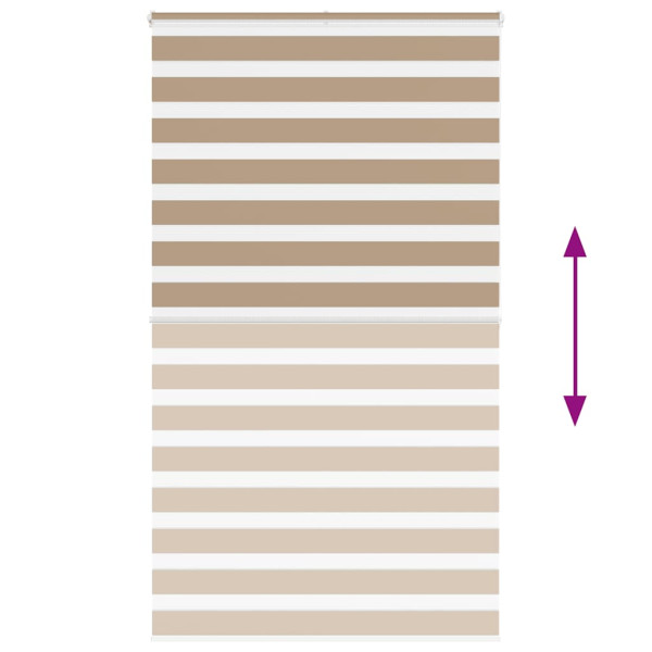 Cortina de zebra 130x200 cm largura do tecido 125.9cm poliéster M 5