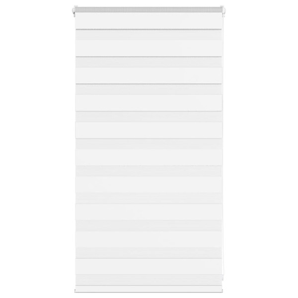Estor cebra blanco 80x100 cm tejido ancho 75.9 cm poliéster D