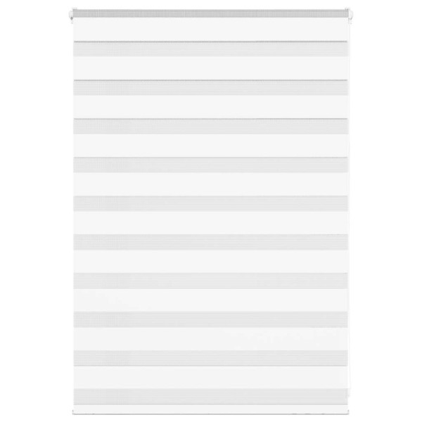 Estor cebra blanco 110x100 cm tejido ancho 105.9 cm poliéster D