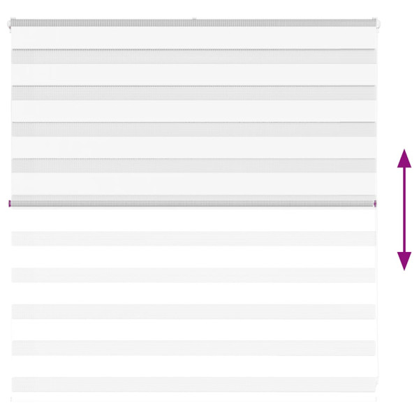Estor cebra blanco 145x100 cm tejido ancho 140.9 cm poliéster M 5