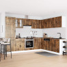 Mueble cocina Lucca roble ahumado 14 pzas madera contrachapada 3