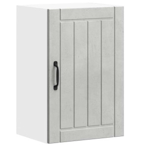 Armario de pared cocina Lucca madera contrachapada gris cemento H