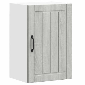 Armario de pared cocina Lucca madera contrachapada gris sonoma H