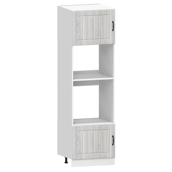 7 peças armário de cozinha conjunto Kalmar cinza sonoma M 5