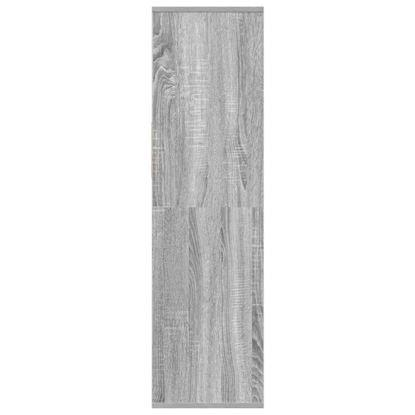 Estantería madera de ingeniería color gris sonoma 34x31x112 cm M 5