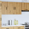 Armario de pared de cocina Lucca roble artesanal 3