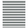 Estor cebra gris oscuro tejido ancho 130.9 cm poliéster 1