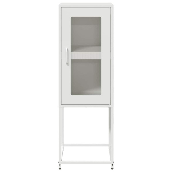 Aparador de acero laminado en frío blanco 36x39x107 cm M 5