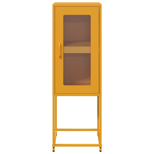 Aparador de acero laminado en frío amarillo 36x39x107 cm M 5