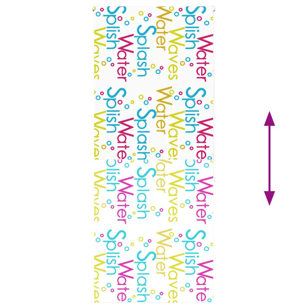 Estor enrollable para ducha tela 90x240 cm ancho 86 cm M 5