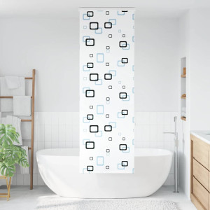 Estor enrollable para ducha con casete 80x240cm tela ancho 76cm H
