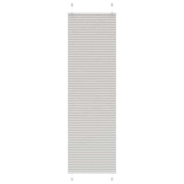 Estor Plisado gris claro 65x200 cm Tela Ancho 64.4 cm Poliéster M 2