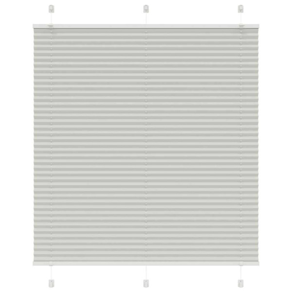 Estor Plisado gris claro 120x100 cm Tela Ancho 119.4 cm D