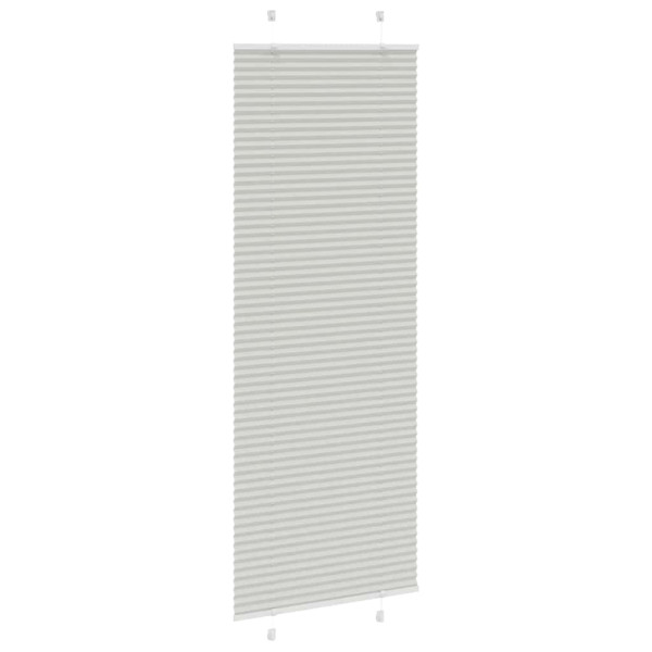 Cinzento Luz Plissada Cega 80x200 cm Largura Tecido 79.4 cm M 3