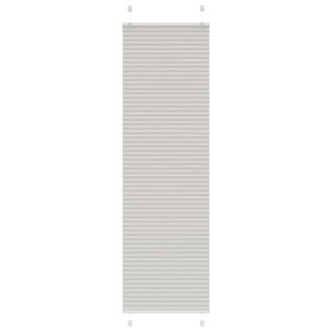 Estor Plisado gris claro 55x200 cm Tela Ancho 54.4 cm Poliéster H
