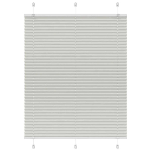 Estor Plisado gris claro 105x150 cm Tela Ancho 104.4 cm D