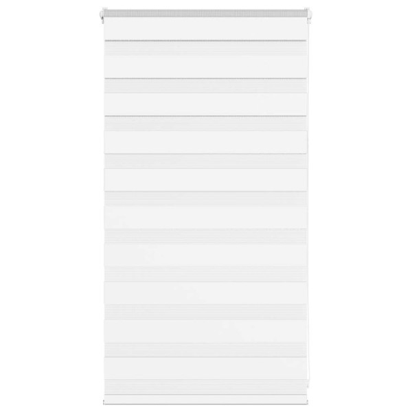 Estor cebra blanco 85x100 cm tejido ancho 80.9 cm poliéster D