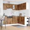 Mueble cocina Lucca roble ahumado 11 pzas madera contrachapada 3
