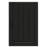 Armario de pared de cocina Lucca madera ingeniería negra 5