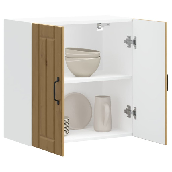 Armario de pared de cocina Lucca roble artesanal D