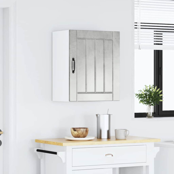 Armario de pared cocina Lucca madera contrachapada gris cemento M 3