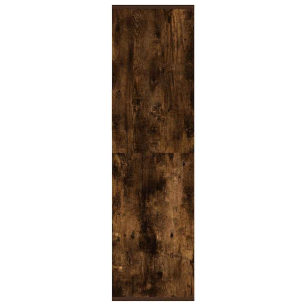 Estantería madera ingeniería color roble ahumado 34x31x112 cm M 5