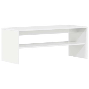 Móvel para TV 100x40x40cm derivados de madeira branco brilhante H