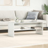 Mueble de TV madera contrachapada blanco brillante 100x40x40 cm 4