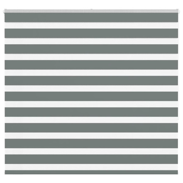 Estor cebra gris oscuro tejido ancho 150.9 cm poliéster D