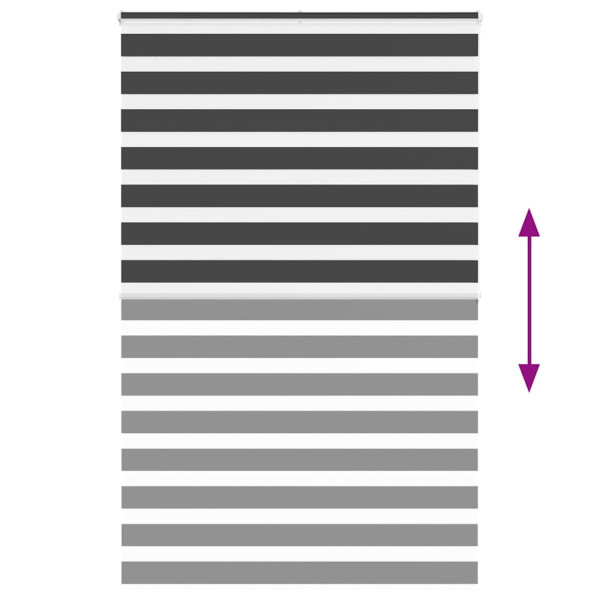 Cortina de zebra 150x200 cm largura do tecido 145.9cm poliéster M 5
