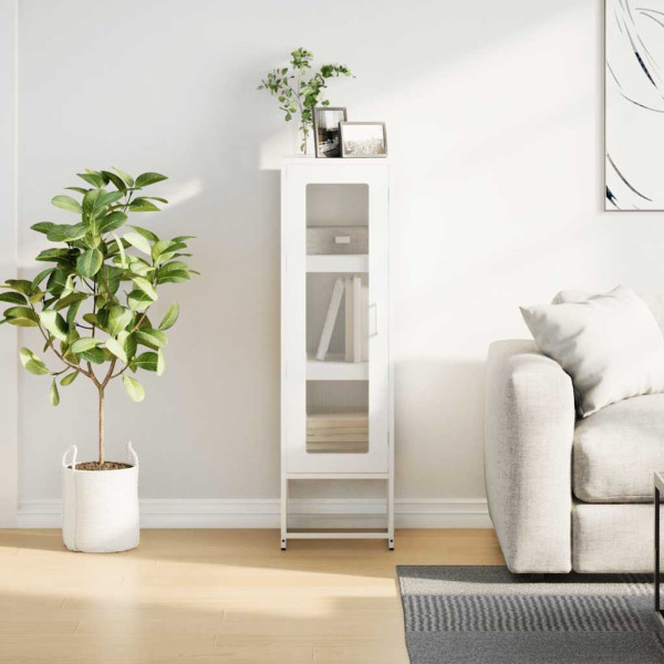 Móvel alto 36x39x123 cm aço laminado a frio branco M 4