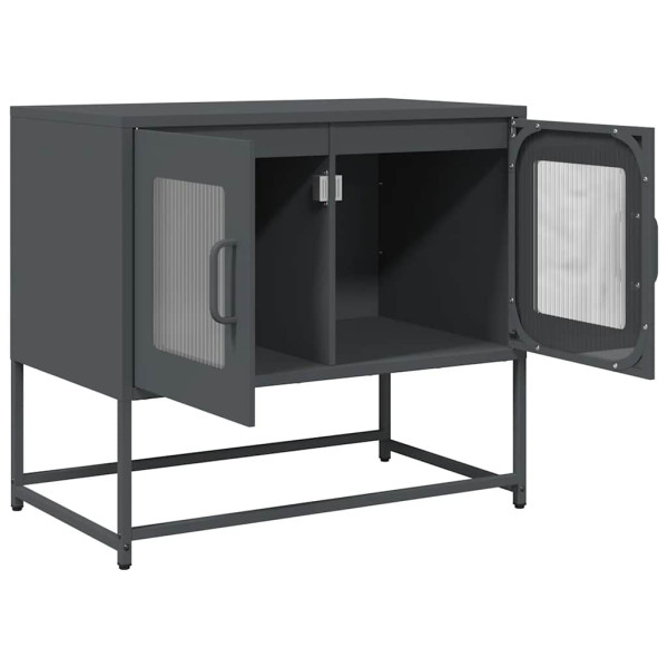 Mueble para TV acero laminado en frío antracita 68x39x60.5 cm M 5