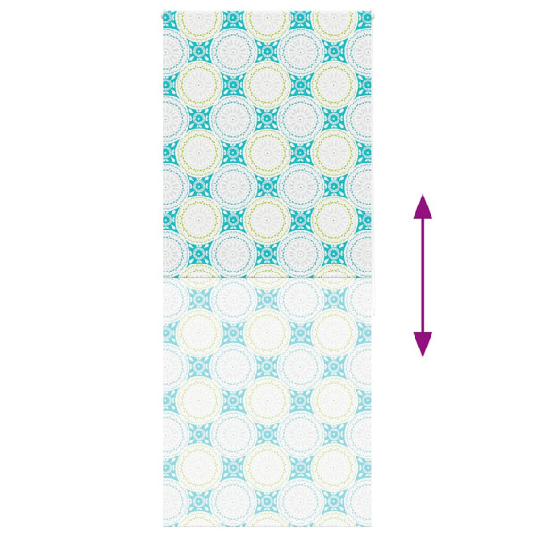 Estor enrollable para ducha tela 90x240 cm ancho 86 cm M 5