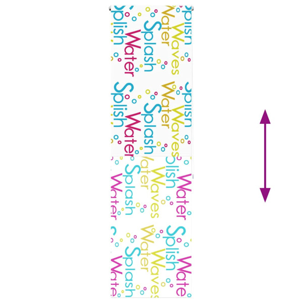 Estor enrollable para ducha tela 60x240 cm ancho 56 cm M 5