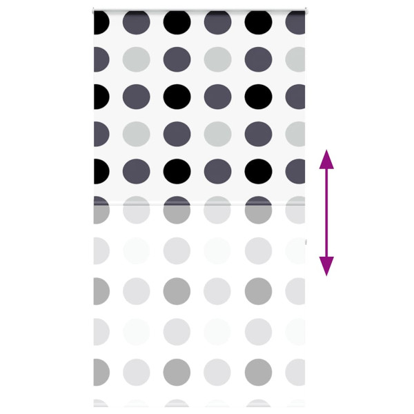 Rolo de Duche Estores com 140x240 cm Largura Tecido 136 cm M 5