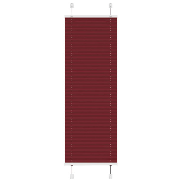 Estor Plisado rojo burdeos 40x100 cm Tela Ancho 39.4 cm D