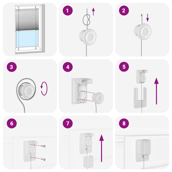 Azul Plissada Cega 90x200 cm Largura Tecido 89.4 cm Poliéster M 5