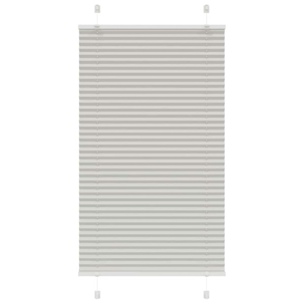 Estor Plisado gris claro 70x100 cm Tela Ancho 69.4 cm Poliéster D