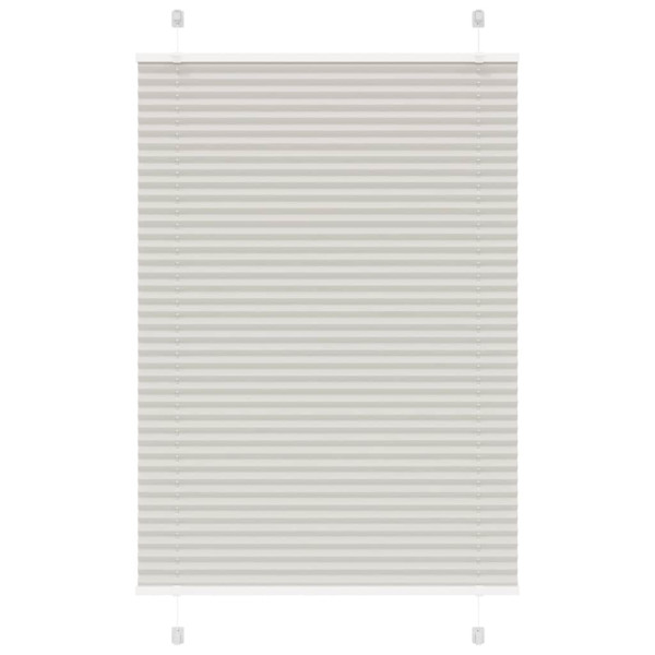 Estor Plisado gris claro 90x150 cm Tela Ancho 89.4 cm Poliéster D