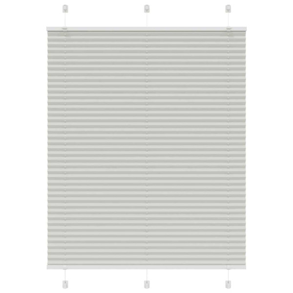 Estor Plisado gris claro 110x100 cm Tela Ancho 109.4 cm D