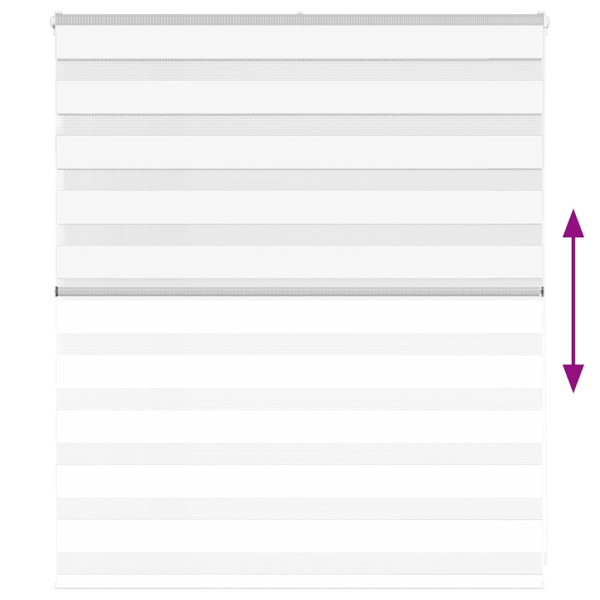 Cortina de zebra 125x100 cm largura do tecido 120.9cm poliéster M 5