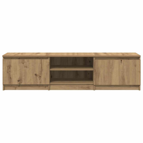Mueble de TV madera de ingeniería roble artisan 140x40x36 cm M 5