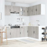 Mueble cocina Lucca sonoma gris 11 pzas madera contrachapada 3