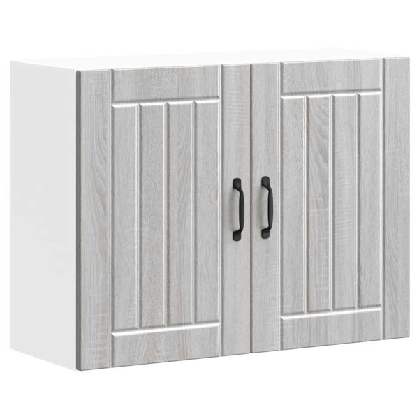 Armario de pared cocina Lucca madera contrachapada gris sonoma D