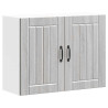 Armario de pared cocina Lucca madera contrachapada gris sonoma 1