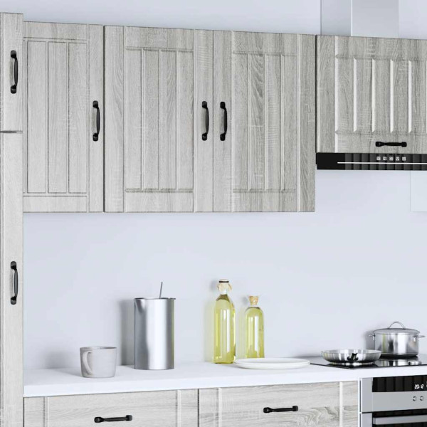 Armario de pared cocina Lucca madera contrachapada gris sonoma M 3