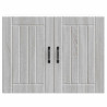 Armario de pared cocina Lucca madera contrachapada gris sonoma 4