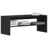 Mueble para TV madera contrachapada negro100x40x40 cm 1