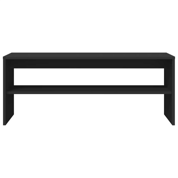 Mueble para TV madera contrachapada negro100x40x40 cm M 5